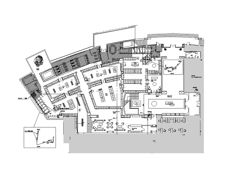 单向板配筋图dwg资料下载-上海会所装饰水暖施工图（电气关联资料）