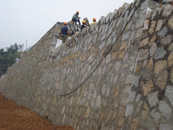 道路下挡土墙资料下载-市政工程挡土墙施工技术培训PPT(25页)
