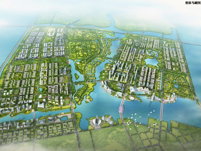 宜宾三江口城市设计资料下载-温州瓯江口新区控制性详细规划暨城市设计