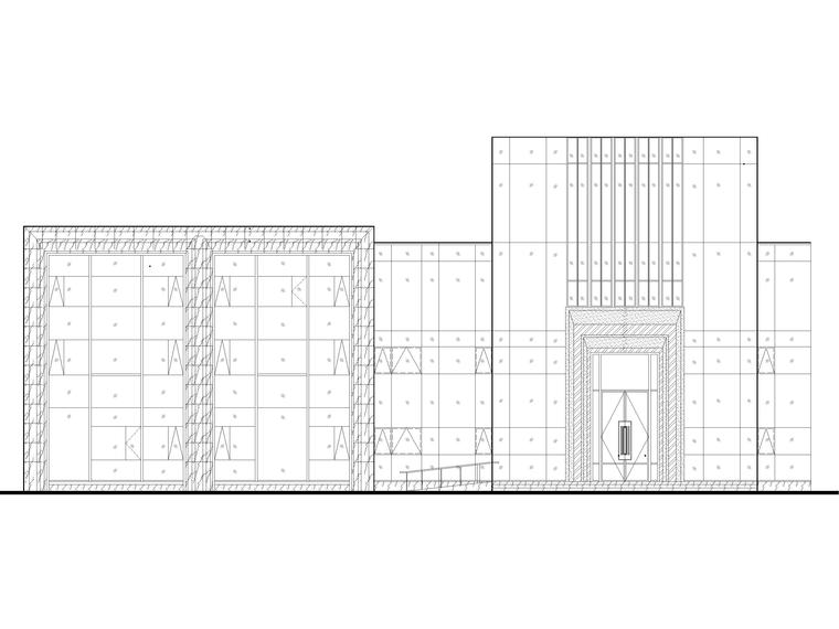 多层建筑中心资料下载-​[河南]框架结构多层售楼处建筑工程施工图