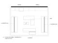 [安徽]50㎡一字型家电展厅室内装修施工图