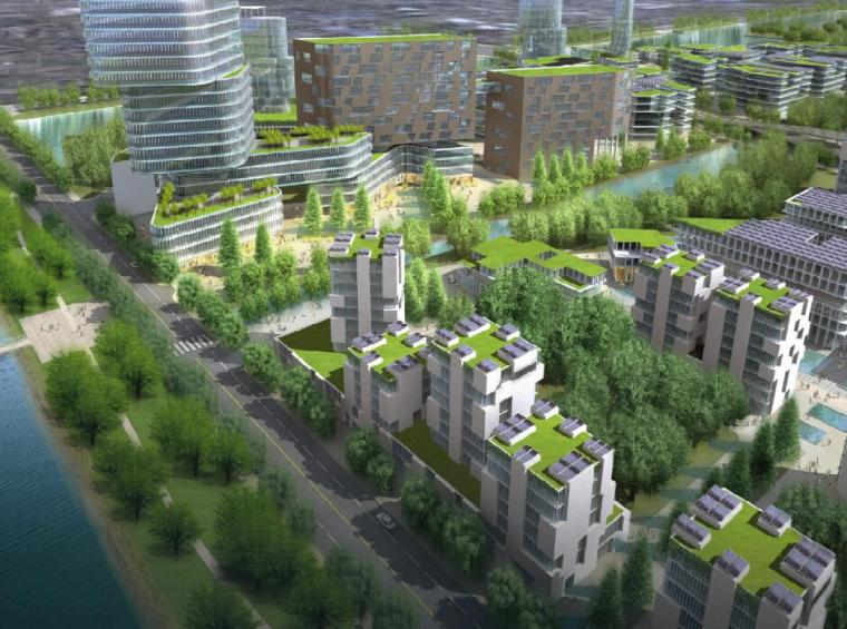杭州2021新城区规划图资料下载-[河南]复合型新城区规划国际景观设计