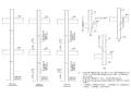 混凝土非抗震柱纵向钢筋连接构造节点CAD