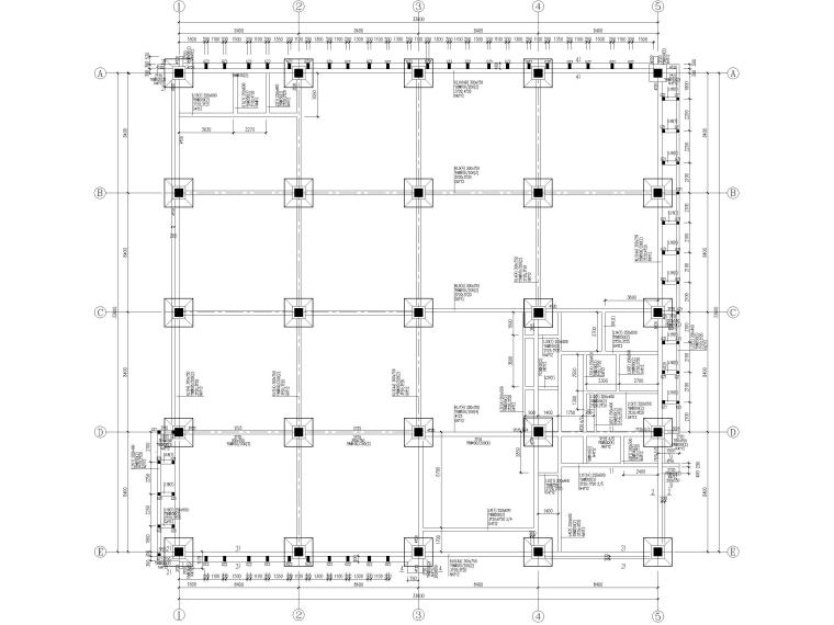 框架结构建筑图16资料下载-[贵州]4层框架结构工业厂房结构施工图2016