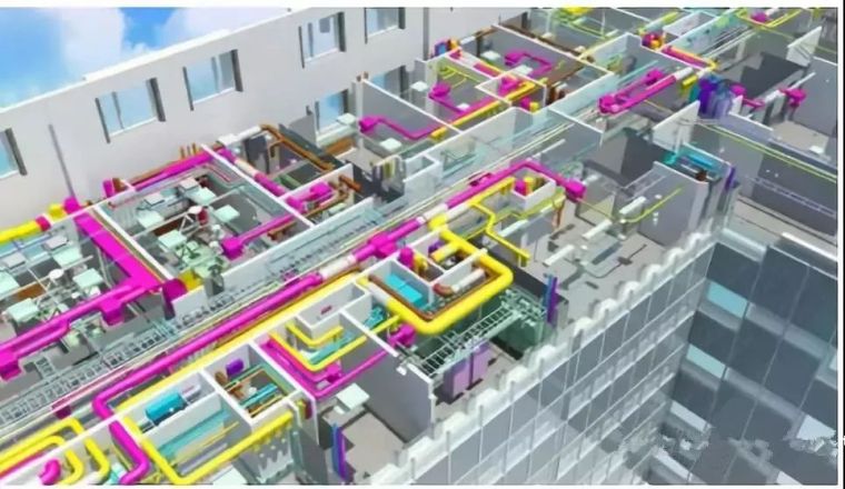 楼梯间制图资料下载-BIM建筑、排水、机电管线排布避让原则