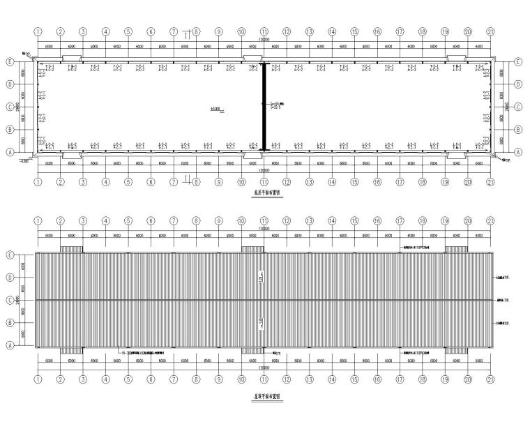 cad门建筑素材资料下载-湖北钢结构工厂门刚结构施工图CAD