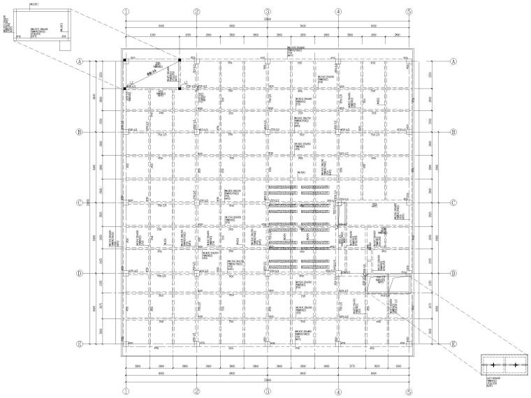 8层框架结构厂房资料下载-[贵州]5层框架结构工业厂房结构施工图2016