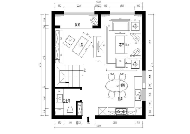 105平方米3居室资料下载-[内蒙古]105㎡复式别墅施工图_附效果图
