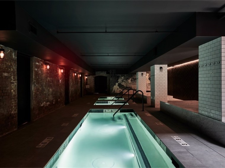 布鲁克林联排住宅资料下载-布鲁克林改造的spa浴场