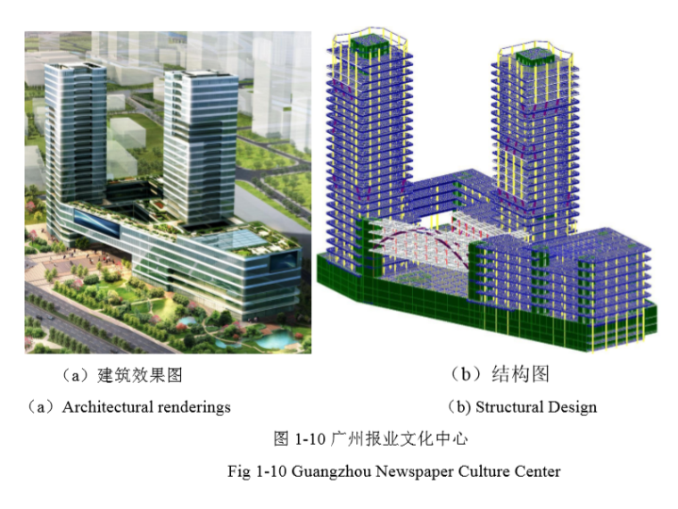 大跨度连体钢结构资料下载-大跨度斜交复杂连体结构设计分析与应用