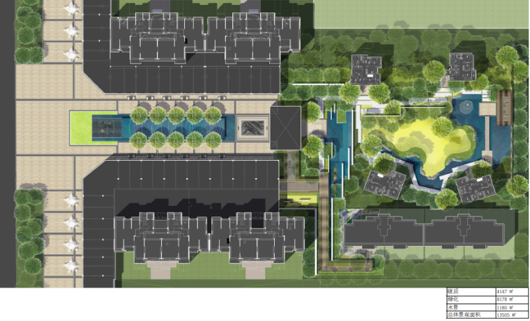 新中式铺装示范区资料下载-[湖北]武汉新中式居住示范区景观方案