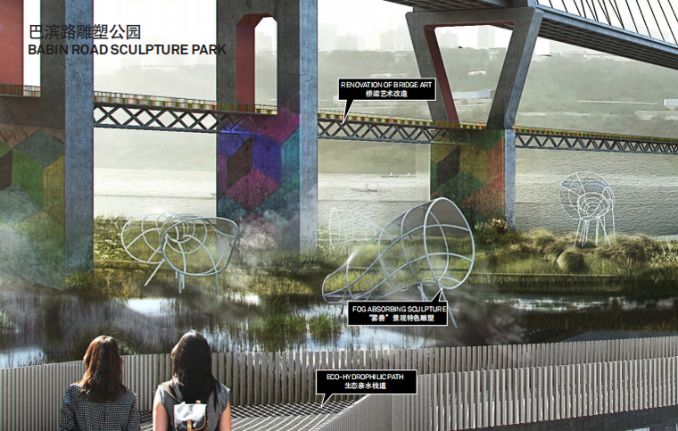 校园景观提升方案设计资料下载-重庆两江四岸治理景观提升方案设计