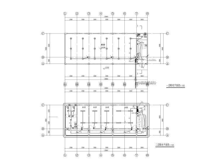 单层垃圾站建筑施工图资料下载-[贵州]垃圾站办公综合楼电气施工图（2019）