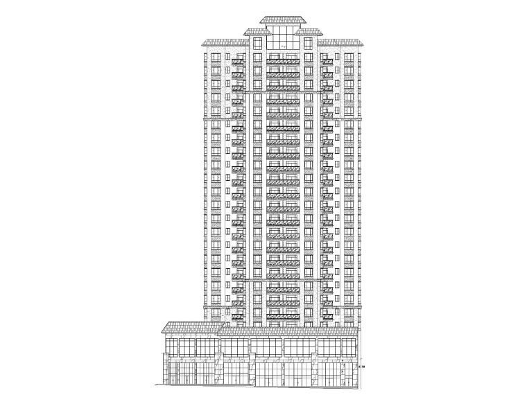 2018住宅建筑图纸资料下载-大型高层框剪结构住宅建筑施工图2018