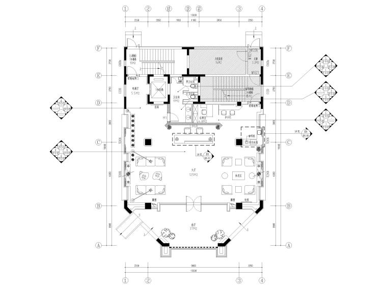 5层综合办公楼施工图资料下载-[青岛]五层创新产业综合办公楼装修施工图