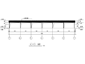 钢结构自行车棚施工图CAD（含建筑结构）