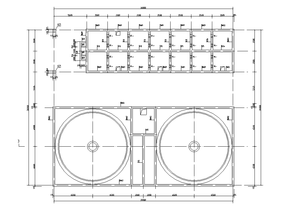 工業建築 圖紙深度:施工圖 民用建築設計使用年限:50年 結構形式:鋼筋