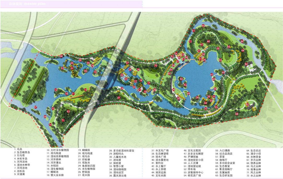 临汾润州园景观规划图图片