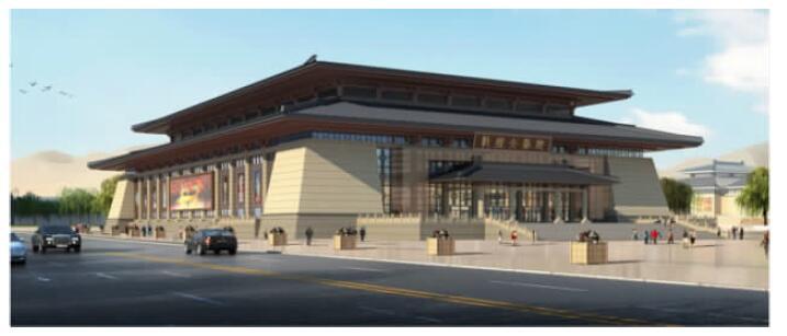 珠海大剧院设计图资料下载-敦煌大剧院结构抗震设计