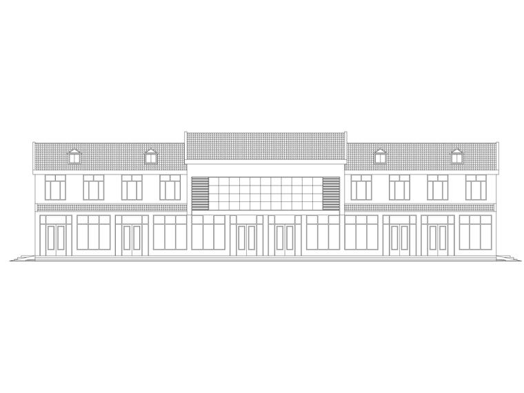 砖混结构两层施工图资料下载-地上二层砖混结构供销社办公建筑施工图2018