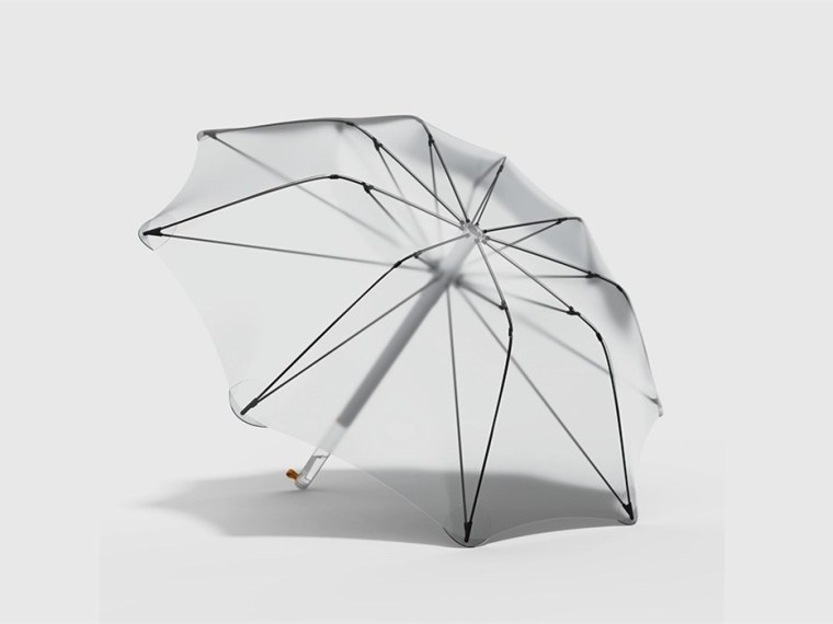 可以收集并过滤雨水的雨伞设计