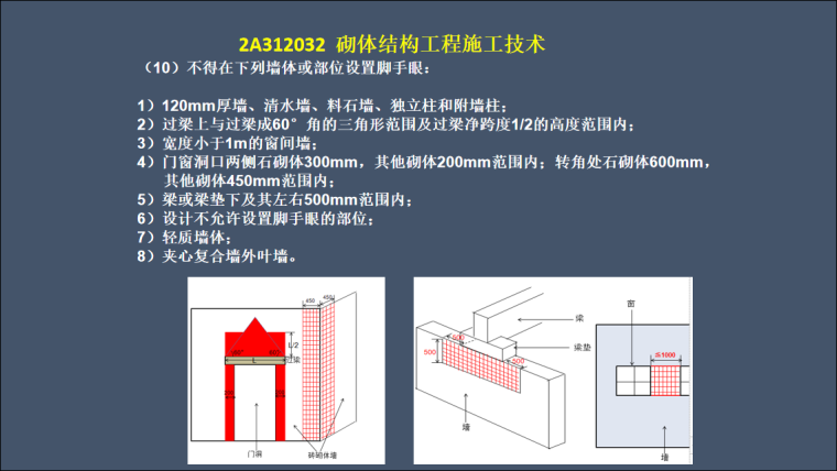 工程施工管理与实务资料下载-建筑工程管理与实务-砌体结构工程施工技术