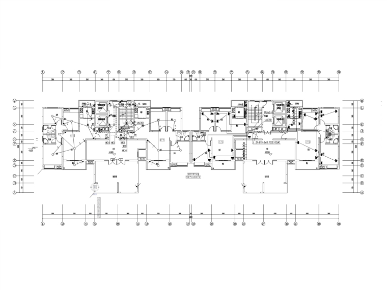 18层住宅楼电气施工图资料下载-十六层住宅楼电气施工图（2018）