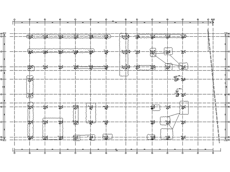 [重庆]5层框架结构_核心筒楼梯仓库结施2019-柱平法施工图