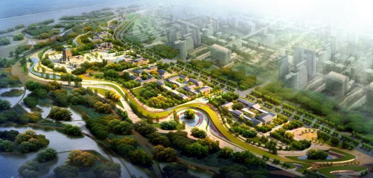 汉文化图案CAD资料下载-[陕西]汉中天汉文化公园景观设计方案