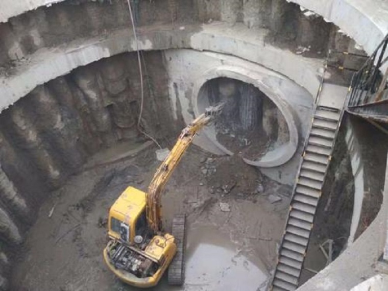 管网基坑开挖施工方案资料下载-竖井基坑开挖施工方案