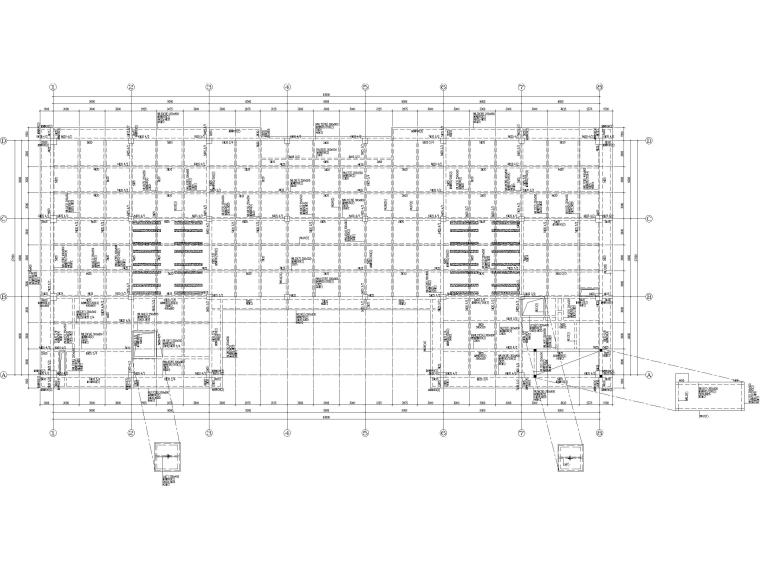8层框架结构厂房资料下载-[贵州]4层框架结构工业厂房结构施工图2016