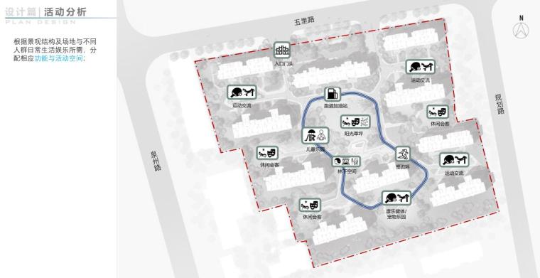 [山东]青岛全龄社区大区景观深化方案设计-活动分析