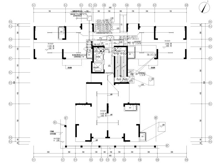 建筑施工图大院资料下载-[广东]三十层住宅楼电气施工图（大院出图）