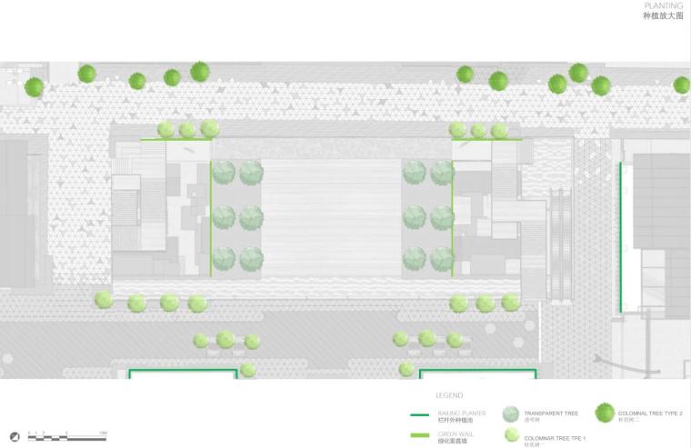 [江苏]苏州仓街商业街区广场景观方案文本-种植放大图