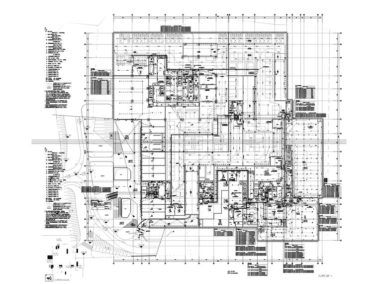 电气室装修图资料下载-[重庆]会展中心地下室电气施工图（2018）