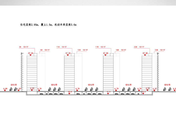 常州新城劳动路高层住宅居住区方案文本2018-场地剖面