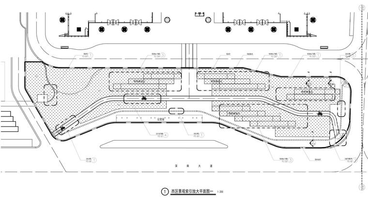 商业廊架su资料下载-[广东]万象城西侧商业住宅景观园建竣工图