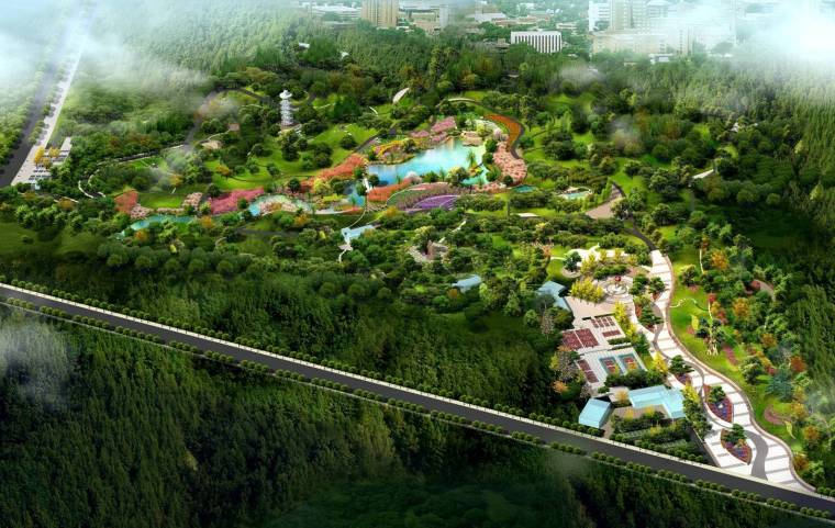 花海公园景观资料下载-[重庆]龙文化科普主题综合公园景观设计方案
