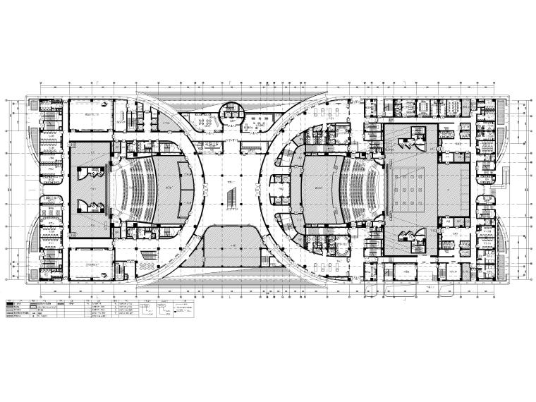 文化馆室内效果图资料下载-[安徽]现代剧院文化馆​室内装修设计施工图