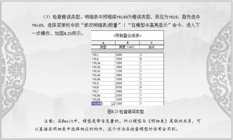 Revit装配式建筑设计实战第8章主体部分装配-检查错误类型