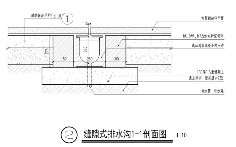 装配式线性排水沟资料下载-知名企业线性排水沟详图设计