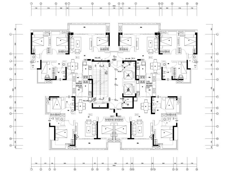 高层住宅2020资料下载-名企_高层住宅楼电气初设图纸（2020.4）