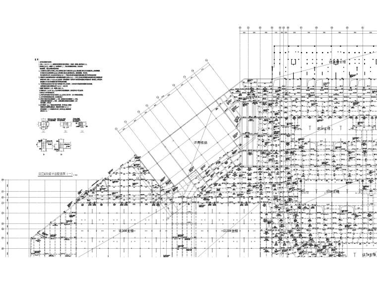 地下室地面剖面资料下载-[贵州]单层框架结构超长地下室结施图纸2018