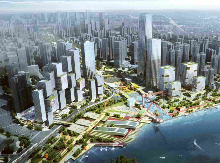 广船新城规划效果图图片