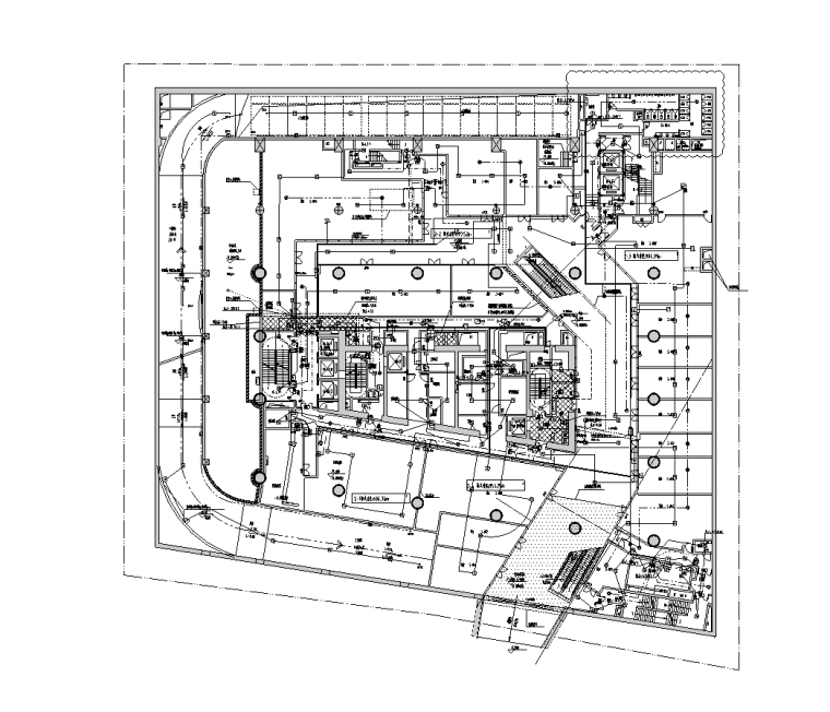 接建建筑施工图资料下载-深圳超高层强弱电施工图_含建筑结构给排水