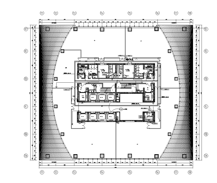 高层写字楼建筑su模型资料下载-天津超高层写字楼机电图纸（2017）