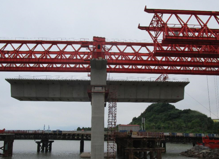 预制桥吊装资料下载-[浙江]跨海大桥节段梁预制吊装方案总结