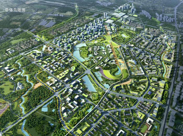城市片区设计案例资料下载-合肥骆岗机场片区概念规划及城市设计2018