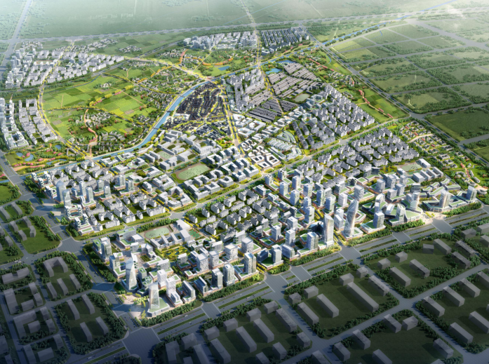 交通区城市设计规划资料下载-成都彭镇片区城市设计规划汇报方案文本2018