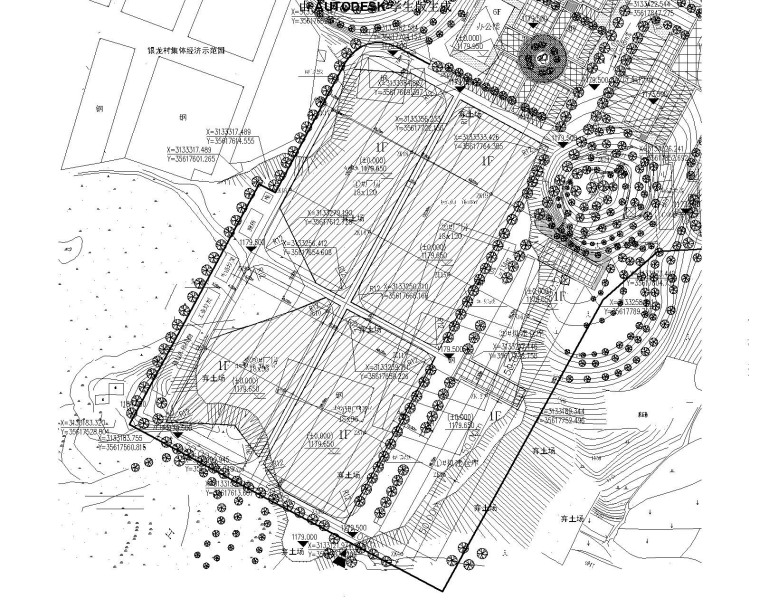 平面素材cad室内资料下载-地基强夯工程施工图（2018，CAD）